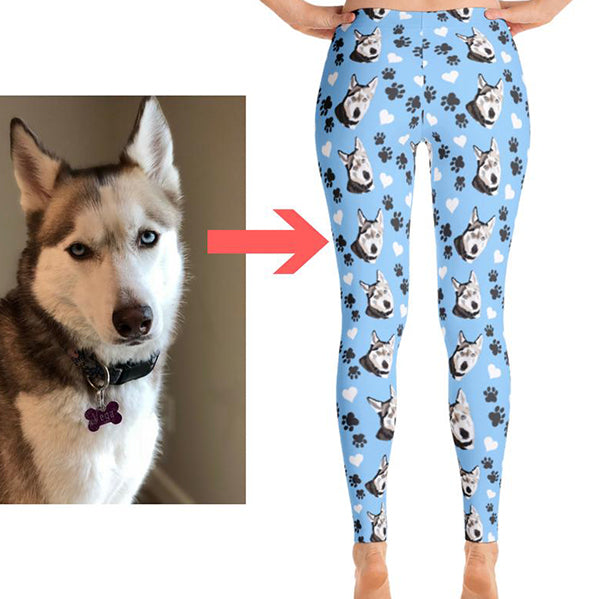 Custom Leggings My Pet Prints