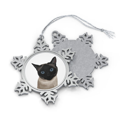 Pewter Snowflake Ornament