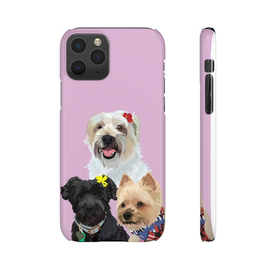 Custom Pet Printed iPhone Snap Cases