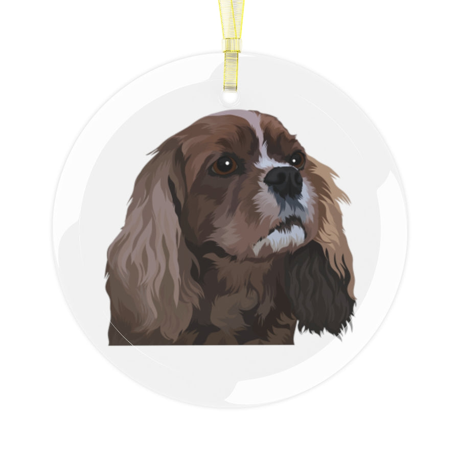 Custom Pet Printed Glass Ornament