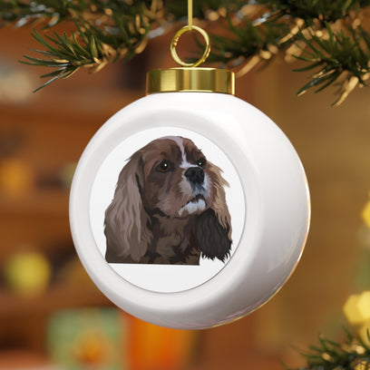 Custom Pet Printed Christmas Ball Ornament