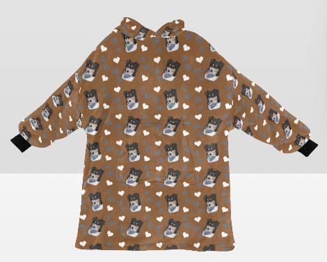 Pet Printed Custom Lamb Fleece CozyHood