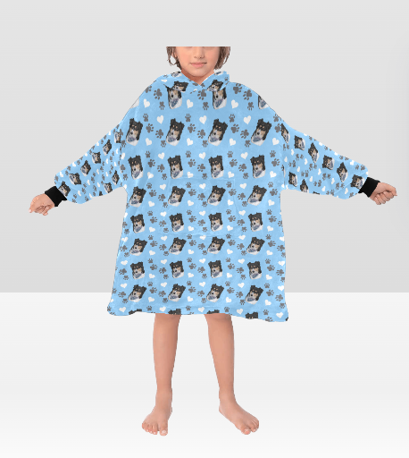 Pet Printed Custom Lamb Fleece CozyHood