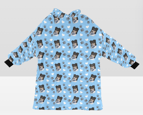 Pet Printed Custom Lamb Fleece CozyHood