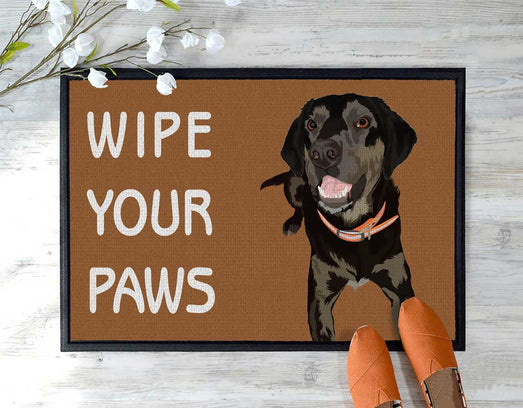 Pet door mat - wipe your paws
