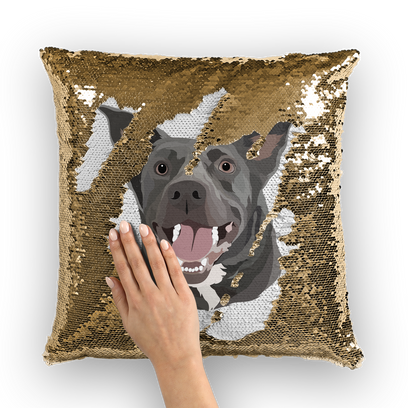 Custom Sequin Pillow