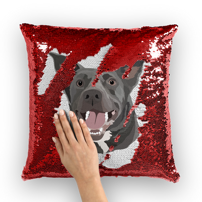 Custom Sequin Pillow