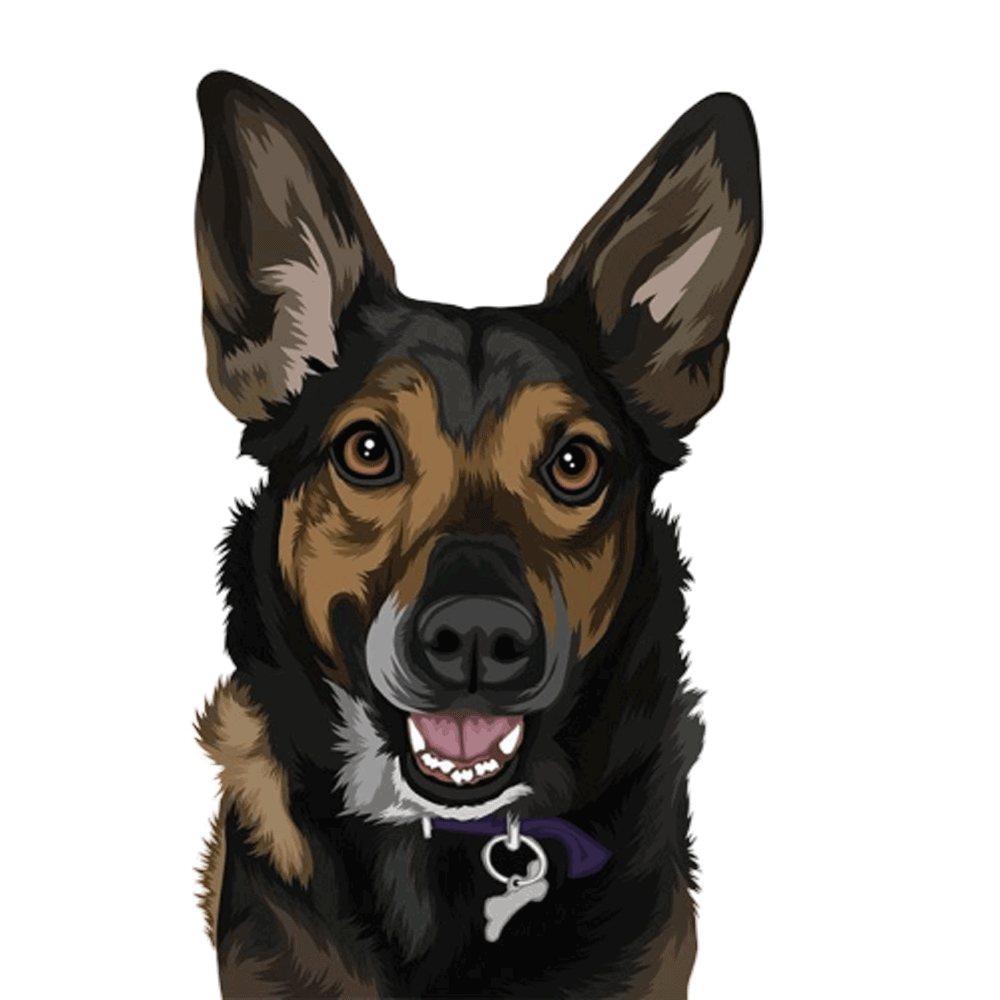MyPetPrints Color Digital Pet Artwork