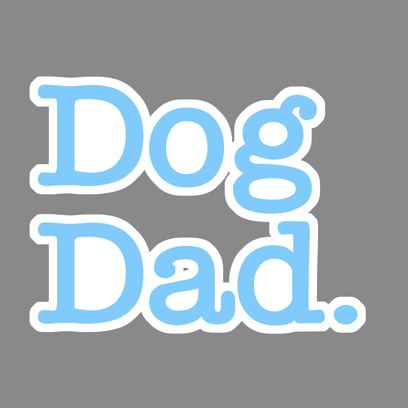 Dog Dad Sticker