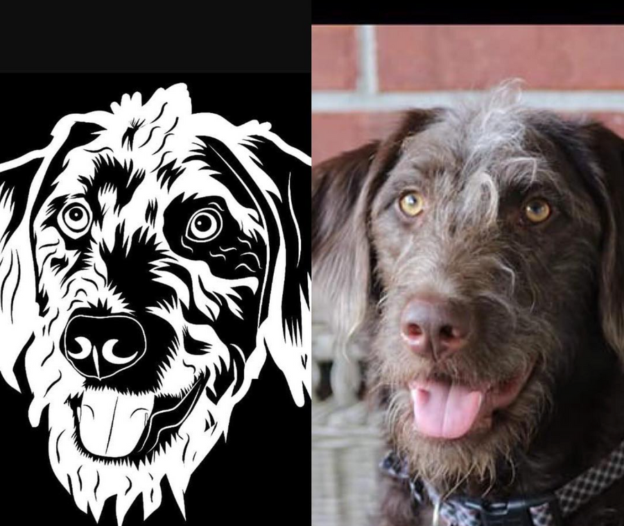 Dog car decals deals