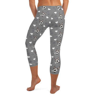 Custom Pet Print Capri Leggings
