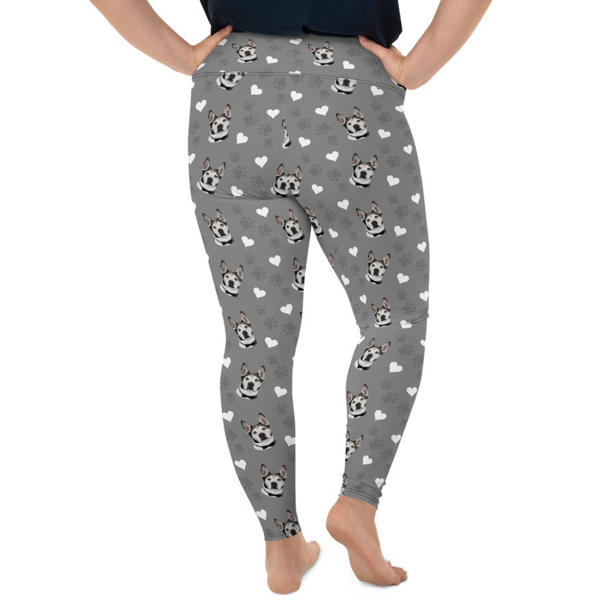 Custom Pet Printed Plus Size Leggings