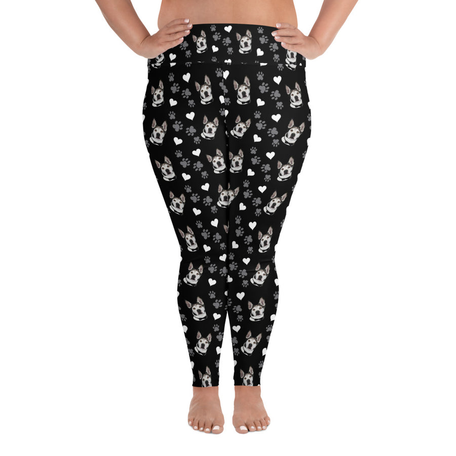 Custom Pet Printed Plus Size Leggings