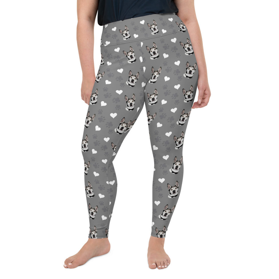 Custom Pet Printed Plus Size Leggings