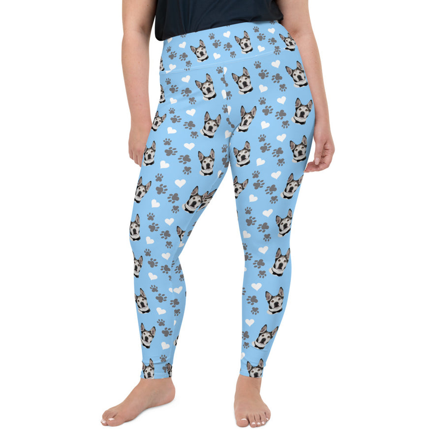 Custom Pet Printed Plus Size Leggings