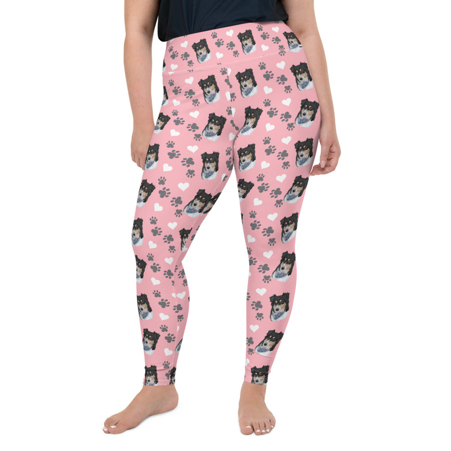 Custom Pet Printed Plus Size Leggings