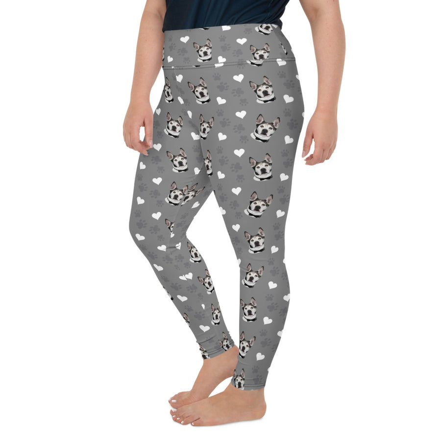 Custom Pet Printed Plus Size Leggings