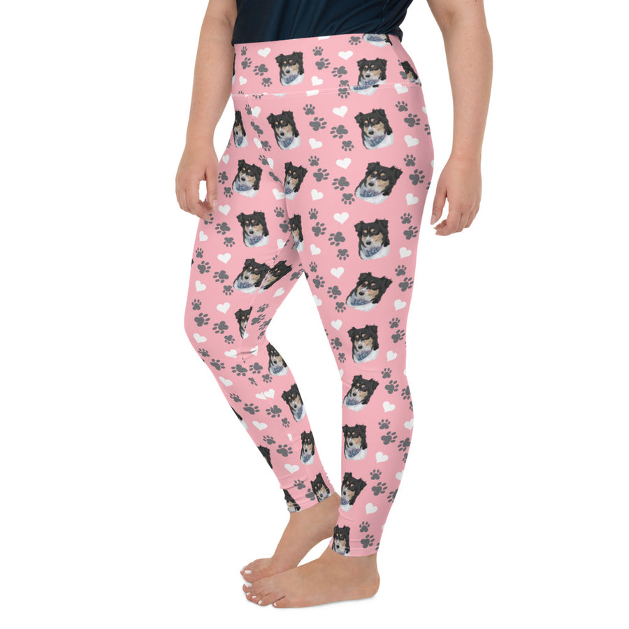 Custom Pet Printed Plus Size Leggings