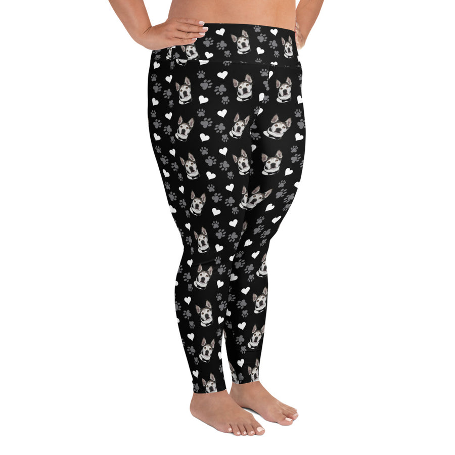 Custom Pet Printed Plus Size Leggings