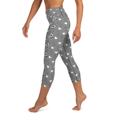 Custom Pet Print Yoga Capri Leggings