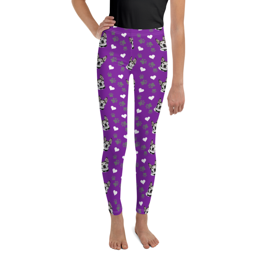 Custom Pet Printed Youth Leggings