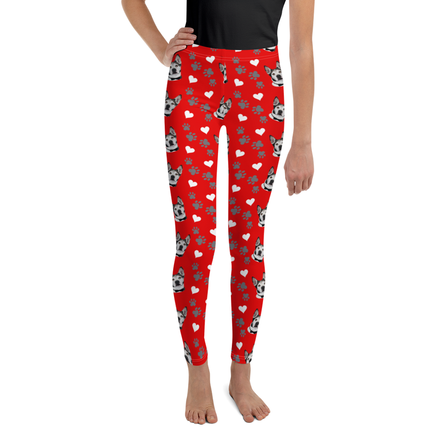 Custom Pet Printed Youth Leggings