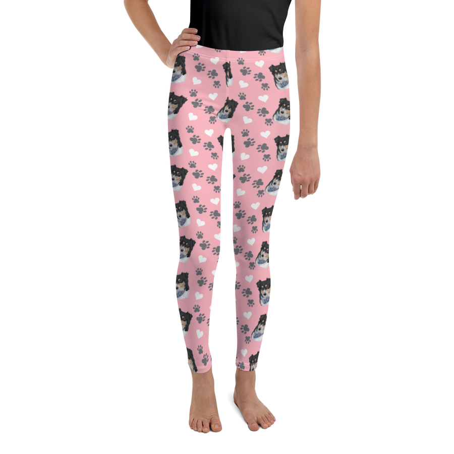 Custom Pet Printed Youth Leggings