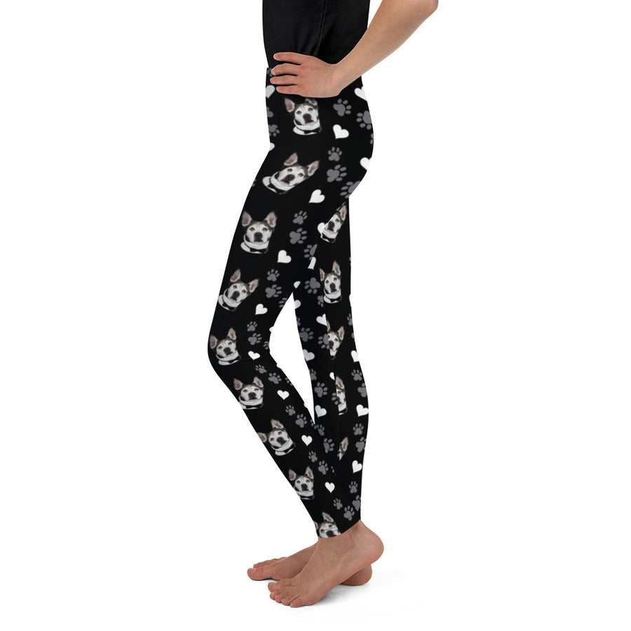 Custom Pet Printed Youth Leggings