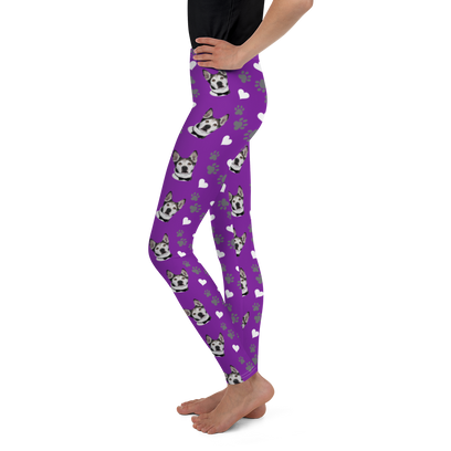 Custom Pet Printed Youth Leggings