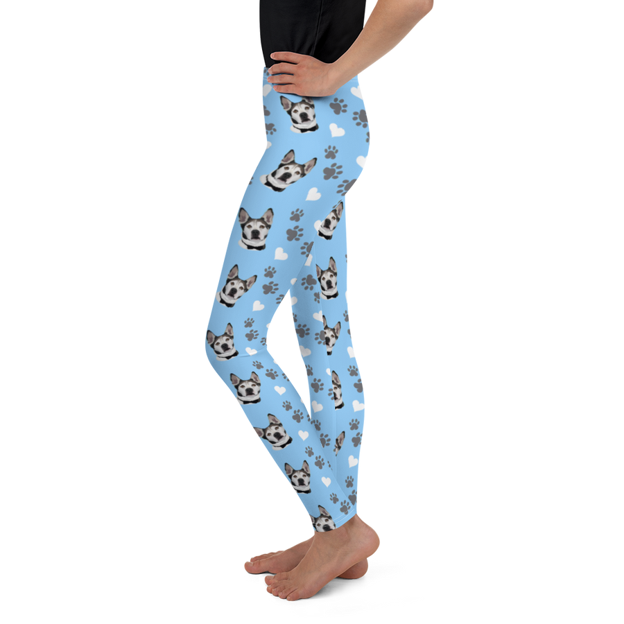 Custom Pet Printed Youth Leggings