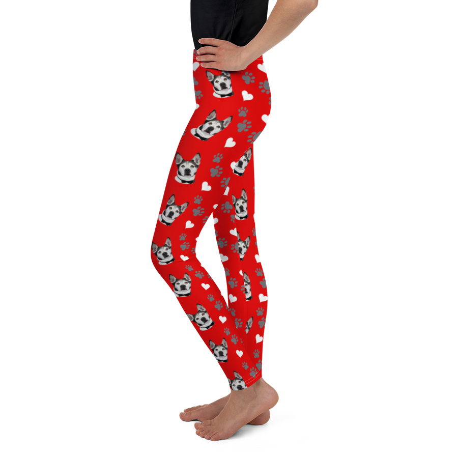 Custom Pet Printed Youth Leggings