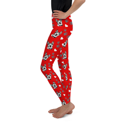 Custom Pet Printed Youth Leggings