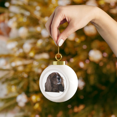 Custom Pet Printed Christmas Ball Ornament