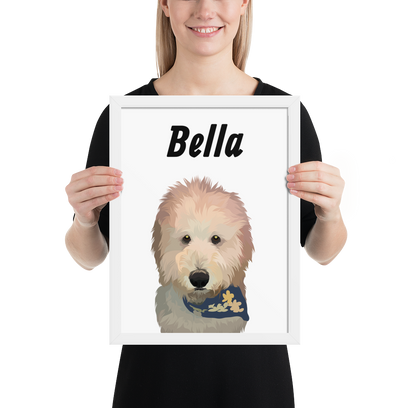 Custom Printed Pet Framed Poster