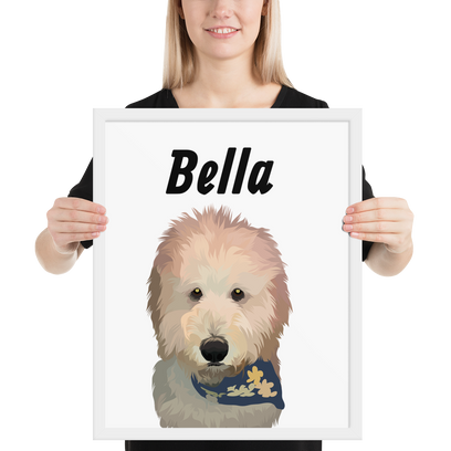 Custom Printed Pet Framed Poster