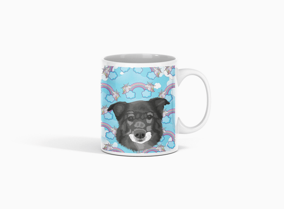 personalized mug with your pet's face